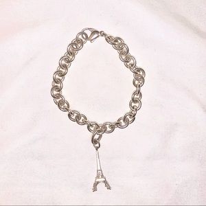Tiffany & Co. Bracelet w/ Eiffel Tower Charm